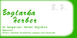 boglarka herber business card