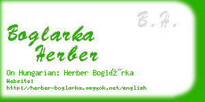 boglarka herber business card